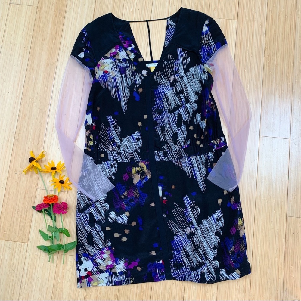 Anthropologie Leifsdottir Silk Dress, 4. - Picture 5 of 12
